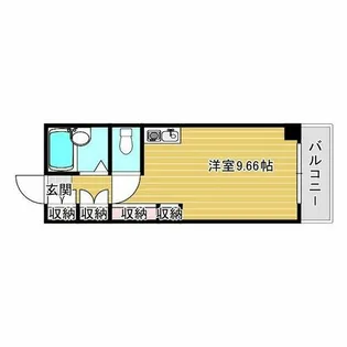 1Rの間取り画像