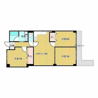 インペリアル千里青葉丘【9階】の間取り