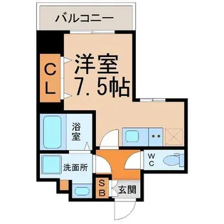 アビタシオン今池マルシェ【7階】の間取り