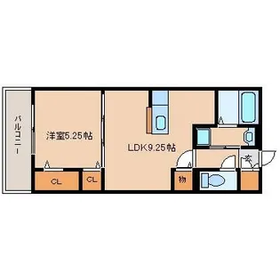 ヴィラ・デュオA棟【1階】の間取り