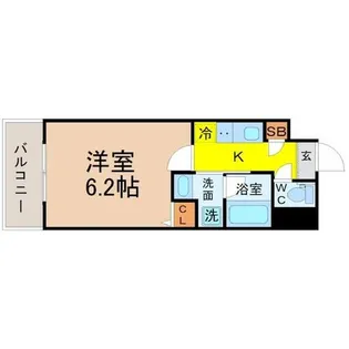 CAVANA新栄【3階】の間取り