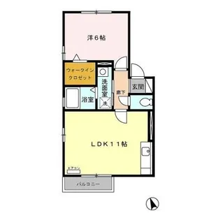 コーポ モア【2階】の間取り