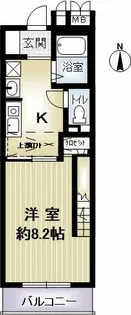 八甲田フィールドアパートメント【4階】の間取り