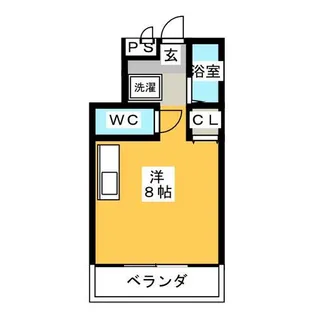 ヴィラ千成【4階】の間取り