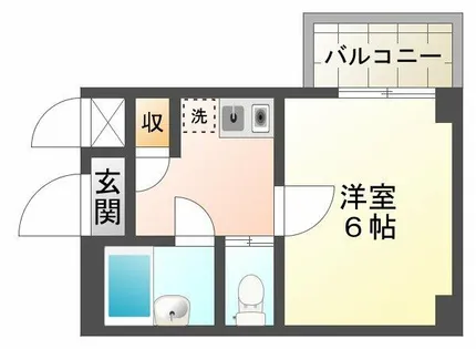 リバーサイド山本【2階】の間取り