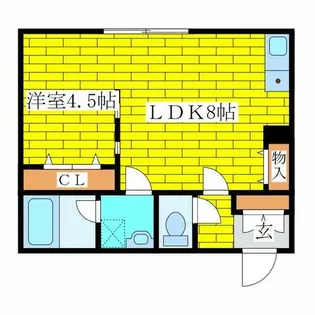 アトラスビル【303号室】の間取り