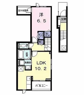 グレイスフル【201号室】の間取り