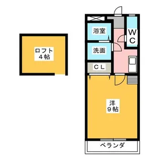 ハートヒル外新【2階】の間取り