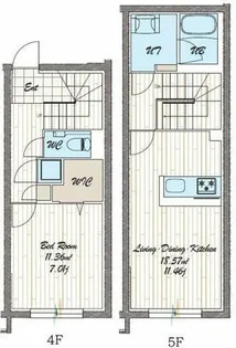 quador noie池下【4階】の間取り