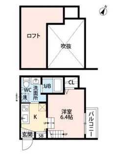 アークレーヴ【105号室】の間取り
