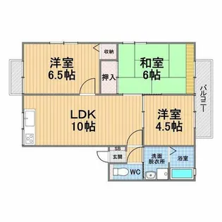 イーストハイム【2階】の間取り
