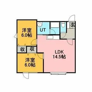 プルメリア43【301号室】の間取り