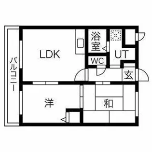 オーシャンビレッジ宮の沢【3階】の間取り