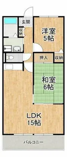 益寿美荘【3階】の間取り