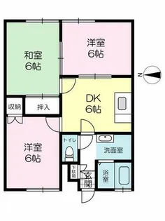 レスプランドルB【7号室】の間取り