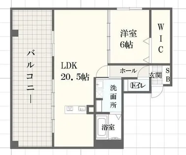 KS駅前ビル【6階】の間取り