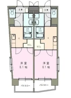 ESレジデンス【1階】の間取り