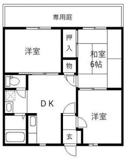 グレイスハイツ【2号室】の間取り