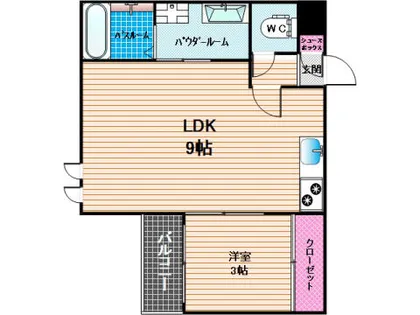 レガレスト春日【302号室】の間取り
