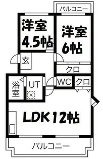 フォンテ川名【2階】の間取り