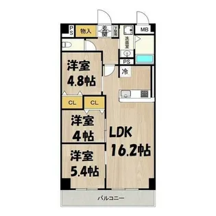 インプルーブ金山【6階】の間取り