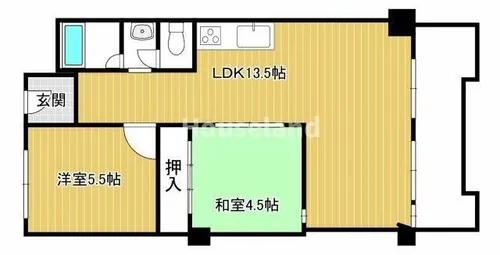 秋葉山マンション【2階】の間取り