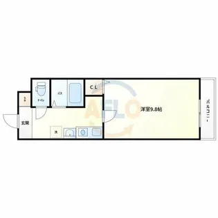 サンコート緑橋【3階】の間取り