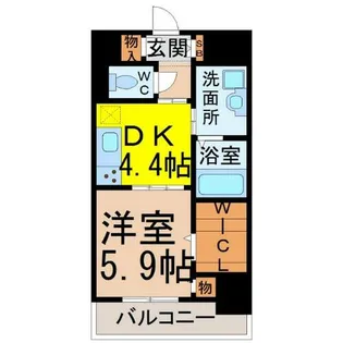 トレフルコート【3階】の間取り