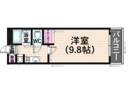 エランドール谷【507号室】の間取り