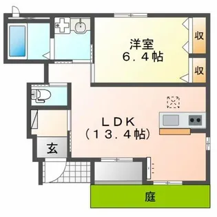 Arietta【1階】の間取り
