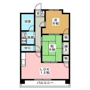 メゾンみやび【4階】の間取り