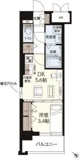 ギャラクシー南福岡駅前【407号室】の間取り