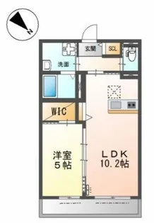 SUITE TERRACE RELIER【2階】の間取り