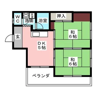 メゾン.ドウ.フロール【3階】の間取り