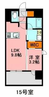 デュ・レジア博多レジデンス【15号室】の間取り