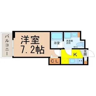 WESTIN上前津【6階】の間取り