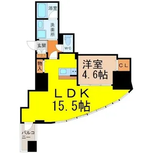 WESTIN上前津【8階】の間取り