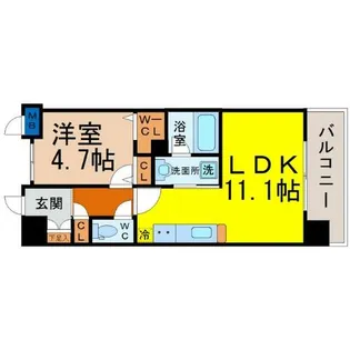 グランレコルト【4階】の間取り