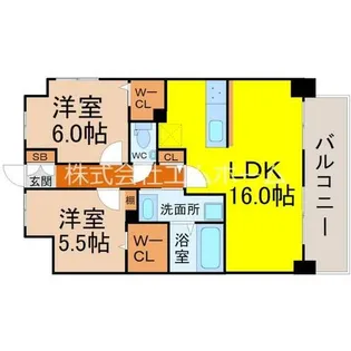 リアレクト白壁【1階】の間取り