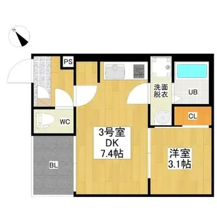R-SMART 新栄2【1階】の間取り