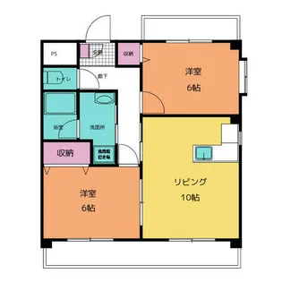 サンセットサミット【3階】の間取り
