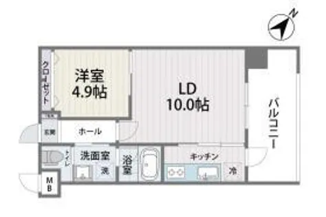 エスフォート筑紫通り【2階】の間取り