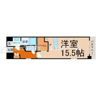 セント・ウェスティン【5階】の間取り
