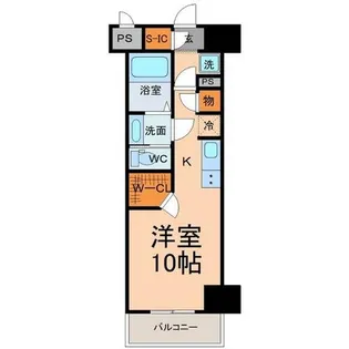 ザ・パークハビオ名古屋松原【12階】の間取り