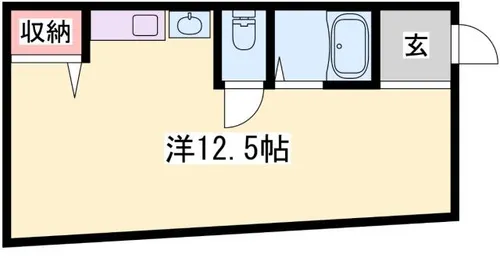カーサ西飾磨【4階】の間取り
