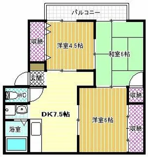 ECP高鷲【1階】の間取り