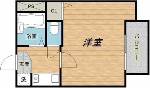 大国町青山ビル別館【2階】の間取り