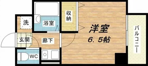 大国町青山ビル別館【2階】の間取り