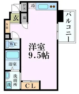 ラ・ベリーザ南今宿【2階】の間取り