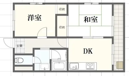 エクセルハイツ構柳瀬【1階】の間取り